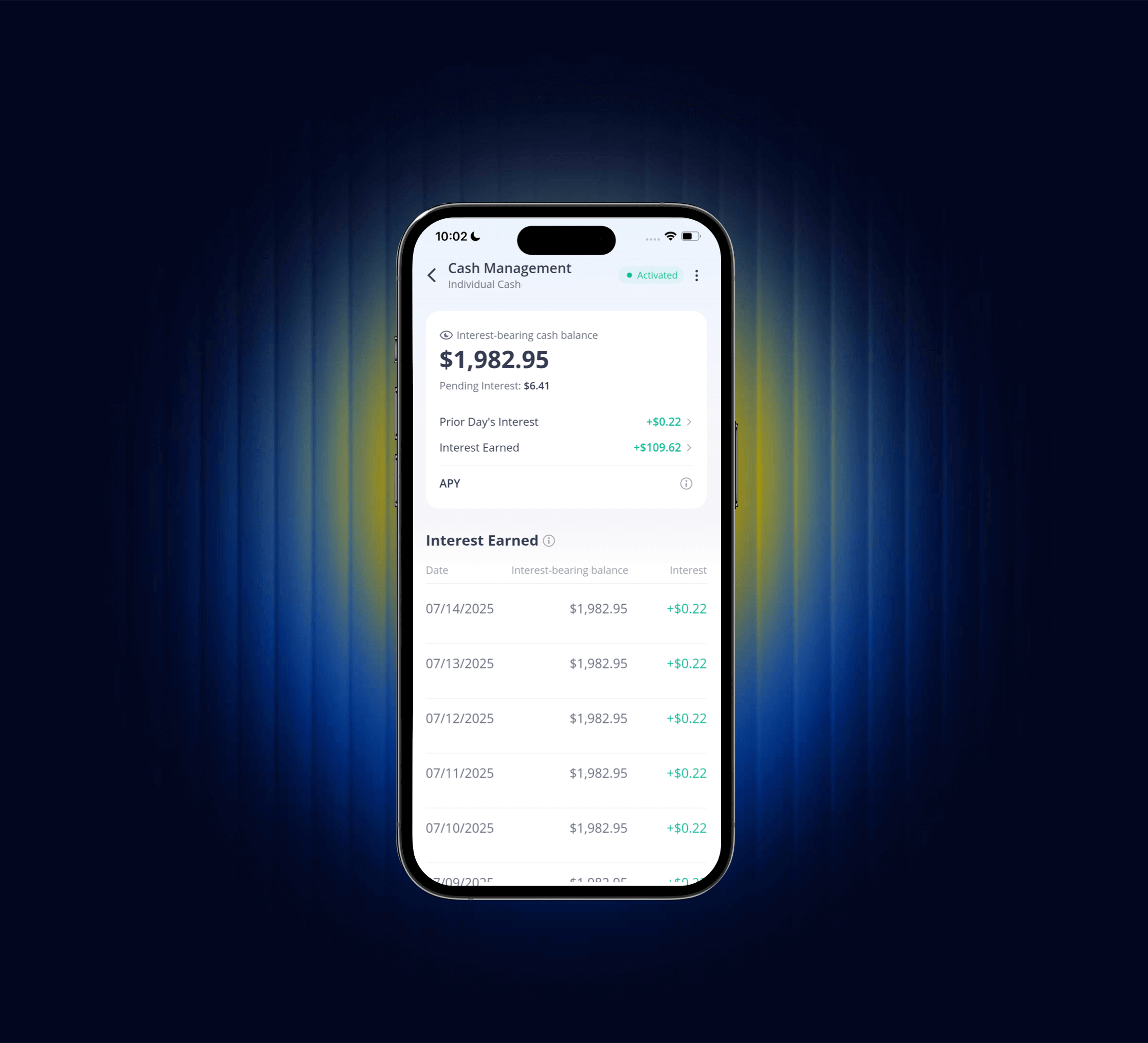Alpha Core's High-Yield Cash Management